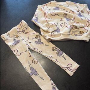 Crew top and matching leggings